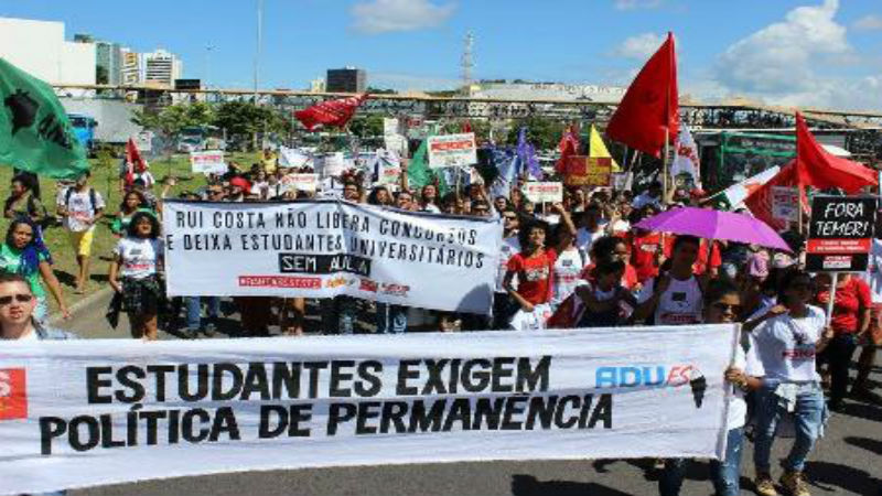 Docentes das universidades estaduais mobilizados contra ajuste fiscal