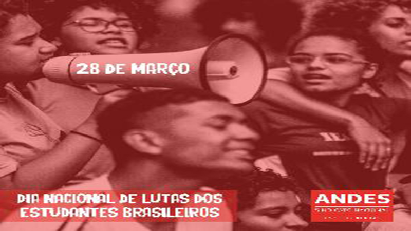 28 de março marca o Dia Nacional de Lutas dos Estudantes Brasileiros