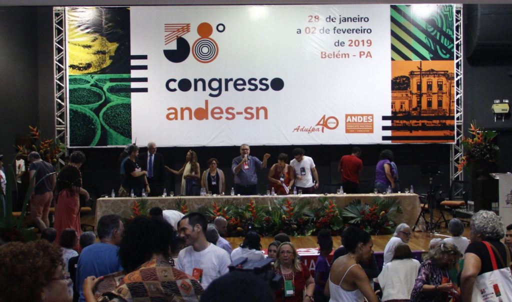 Chamado à unidade marca abertura 38º Congresso do ANDES-SN