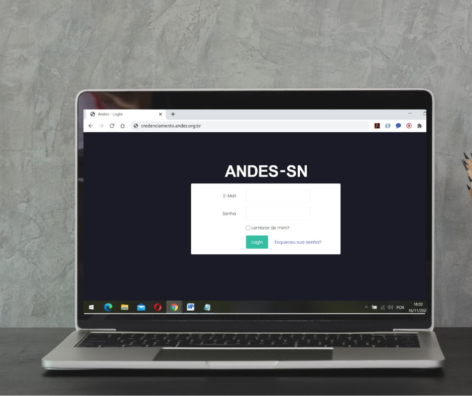 ANDES-SN desenvolve sistema digital de credenciamento para eventos do sindicato