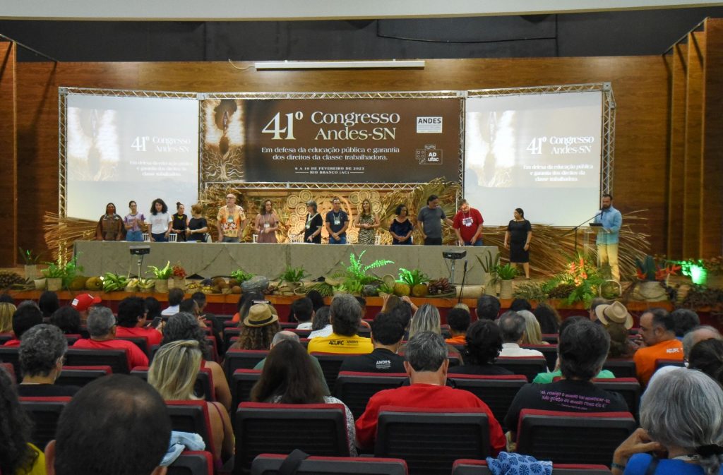 Começa o 41º Congresso do ANDES-SN em Rio Branco (AC)