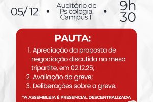 Assembleia Geral ADUEPB – 05/12/2025 – 9h30